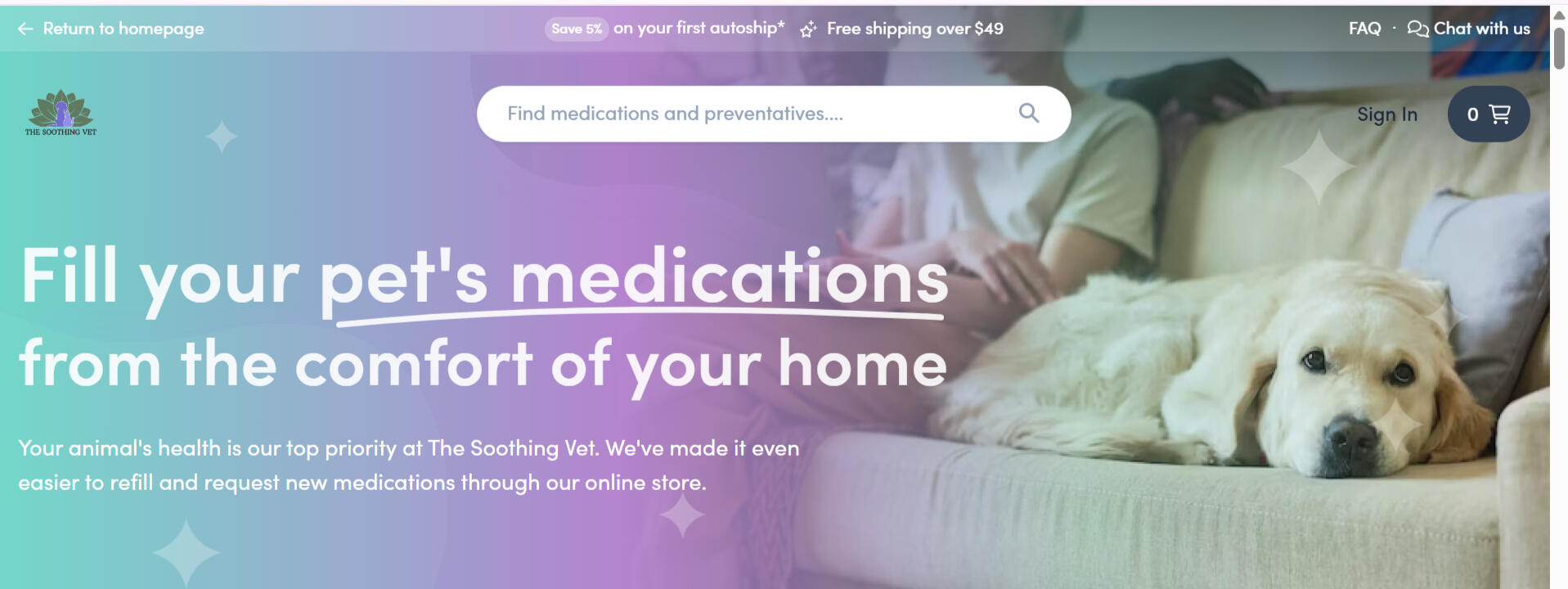 Easy ordering and approval right from the veterinary team.